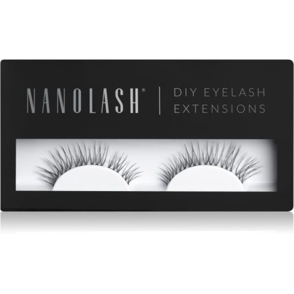 Nanolash DIY Eyelash Extensions pachet cu gene fără noduri autoadezive Innocent 36 buc-ro
