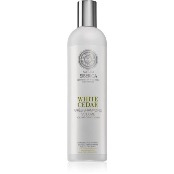 Natura Siberica Copenhagen White Cedar conditioner pentru volum pentru toate tipurile de păr 400 ml-ro