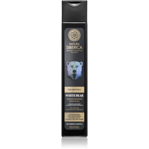 Natura Siberica For Men Only gel de dus revigorant pentru barbati 250 ml-ro