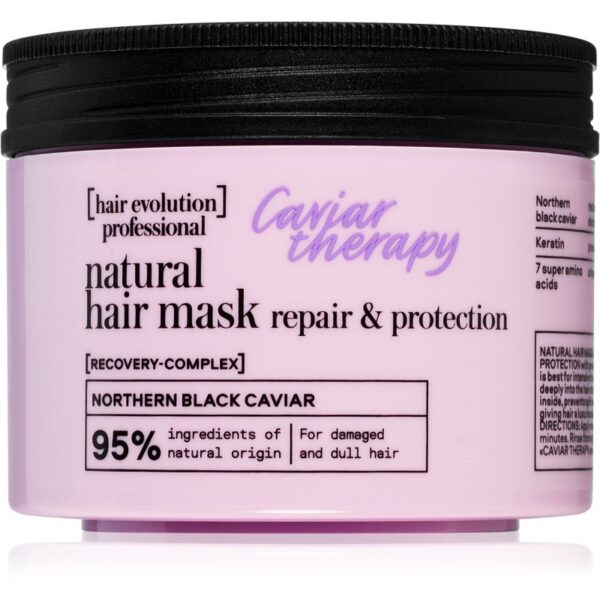 Natura Siberica Hair Evolution Caviar Therapy mască profund fortifiantă pentru păr pentru păr uscat și deteriorat 150 ml-ro