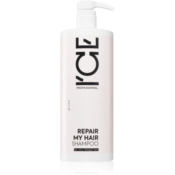 Natura Siberica ICE Professional Repair My Hair sampon de curatare delicat cu keratina 1000 ml-Țena