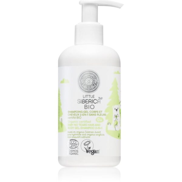 Natura Siberica Little Siberica BIO gel de duș pentru corp și păr pentru nou-nascuti si copii 250 ml-ro