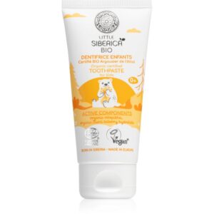Natura Siberica Little Siberica BIO pasta de dinti naturala pentru copii aroma Altai Sea Buckthorn 60 g-ro