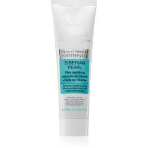 Natura Siberica Natural Siberian Siberian Pearl pastă de dinți de albire pentru respirație proaspătă 100 g-Țena