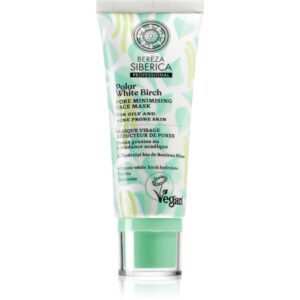 Natura Siberica Polar White Birch masca de curatare pentru reducerea sebumului si minimalizarea porilor 100 ml-Țena