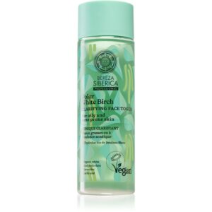 Natura Siberica Polar White Birch solutie tonica cu efect de iluminare pentru ten gras si problematic 200 ml-Țena