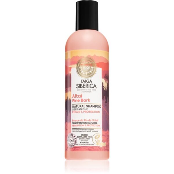 Natura Siberica Taiga Siberica Altai Pine Bark șampon regenerator pentru par deteriorat 270 ml-Țena