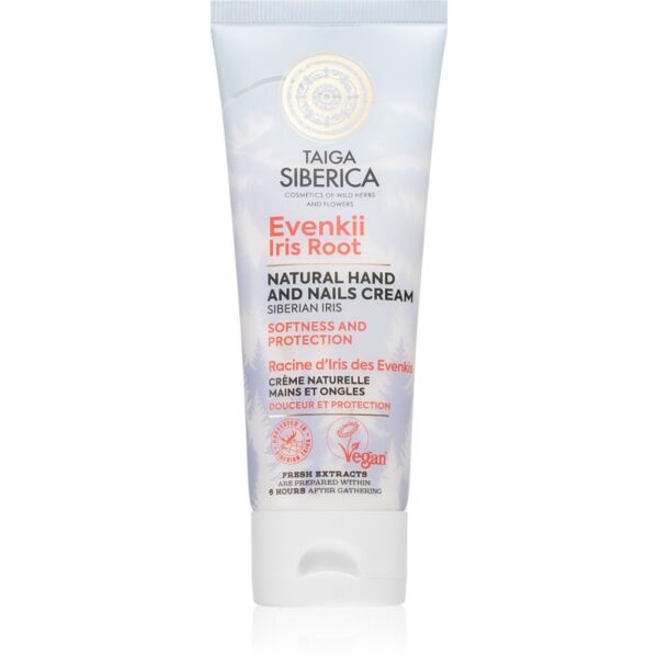 Natura Siberica Taiga Siberica Evenkii Iris Root Crema de maini si unghii pentru inmuiere 75 ml-Țena