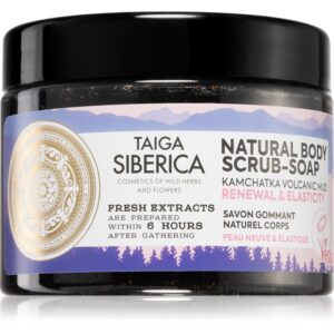 Natura Siberica Taiga Siberica Kamchatka Volcanic Mud gel de dus exfoliant pentru fermitate 300 ml-Țena