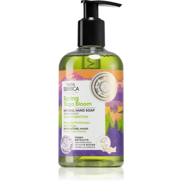 Natura Siberica Taiga Siberica Spring Taiga Bloom Săpun lichid pentru mâini cu efect de hidratare 300 ml-Țena