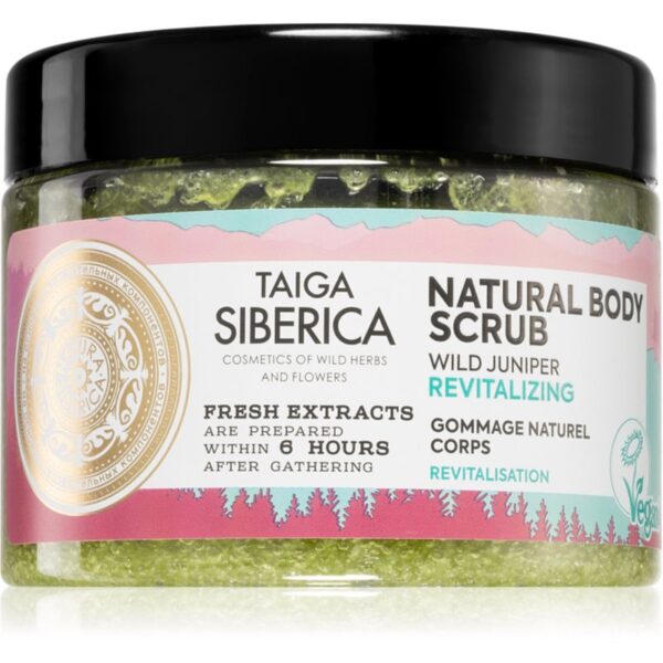 Natura Siberica Taiga Siberica Wild Juniper exfoliant pentru corp 300 ml-Țena