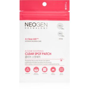 Neogen Dermalogy A-Clear Soothing Spot Patch plasture de curatare pentru ten acneic 24 buc-Țena