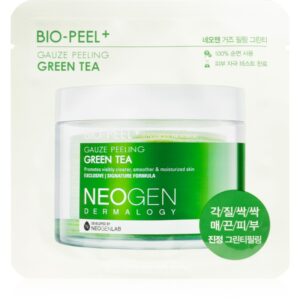 Neogen Dermalogy Bio-Peel+ Gauze Peeling Green Tea discuri pentru indepartarea impuritatilor pentru luminozitate si hidratare 8 buc-ro