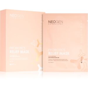 Neogen Dermalogy Probiotics Relief Mask mască textilă calmantă cu probiotice 5 buc-Țena