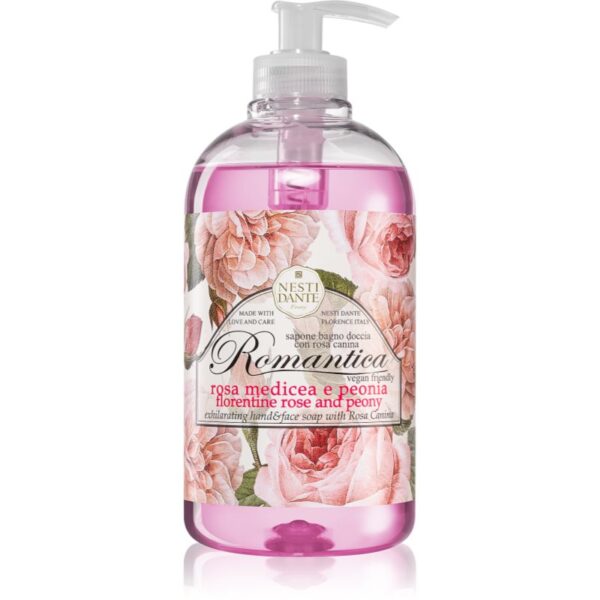 Nesti Dante Romantica Florentine Rose and Peony Săpun lichid pentru mâini 500 ml-Țena