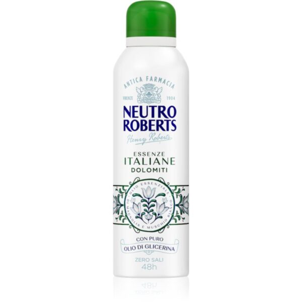 Neutro Roberts Italiane Dolomiti deodorant spray cu o eficienta de 48 h 200 ml-ro