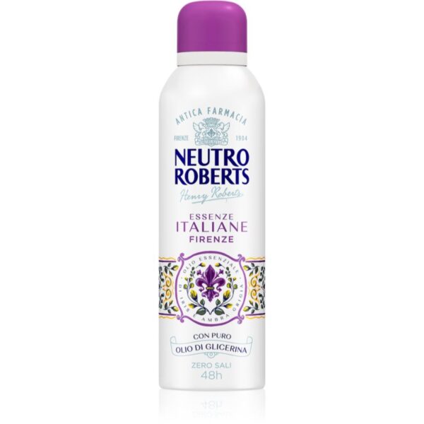 Neutro Roberts Italiane Firenze deodorant spray cu o eficienta de 48 h 200 ml-ro