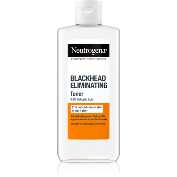 Neutrogena Blackhead Eliminating tonic pentru curatare impotriva punctelor negre 200 ml-Țena