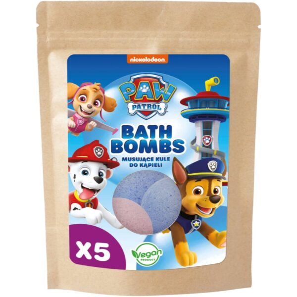 Nickelodeon Paw Patrol Bath Bomb bombă de baie amestec pentru copii Universal 5x50 g-ro