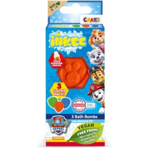 Nickelodeon Paw Patrol Bath Bomb bombă de baie pentru copii 3x15 g-Țena