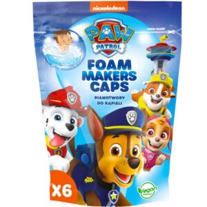 Nickelodeon Paw Patrol Foam Makers Caps spuma de baie pentru copii 6x16 g-ro