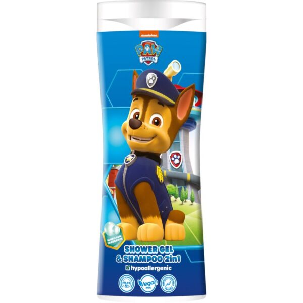 Nickelodeon Paw Patrol Shower gel& Shampoo 2in1 Gel de dus si sampon pentru copii Bubble Gum 300 ml-Țena