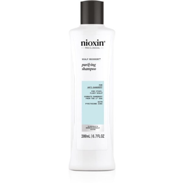 Nioxin Scalp Recovery Purifying Shampoo sampon pentru parul subtire si moale anti matreata 200 ml-Țena