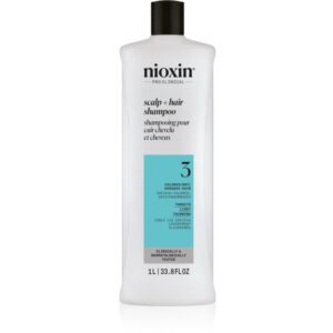 Nioxin System 3 Scalp + Hair Shampoo sampon de curatare pentru par vopsit 1000 ml-Țena