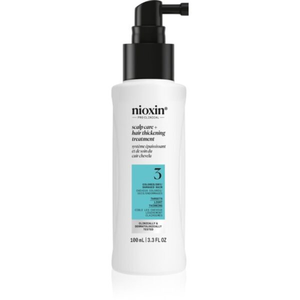 Nioxin System 3 Scalp + Hair Thickening Treatment ingrijire leave-in pentru parul subtiat 100 ml-Țena
