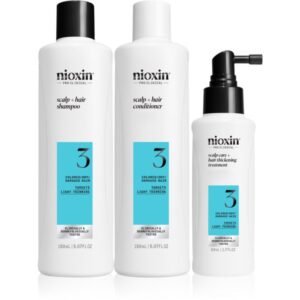 Nioxin System 3 set cadou pentru păr vopsit 3 buc-Țena