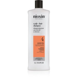 Nioxin System 4 Scalp + Hair Shampoo sampon delicat pentru par vopsit si deteriorat 1000 ml-Țena