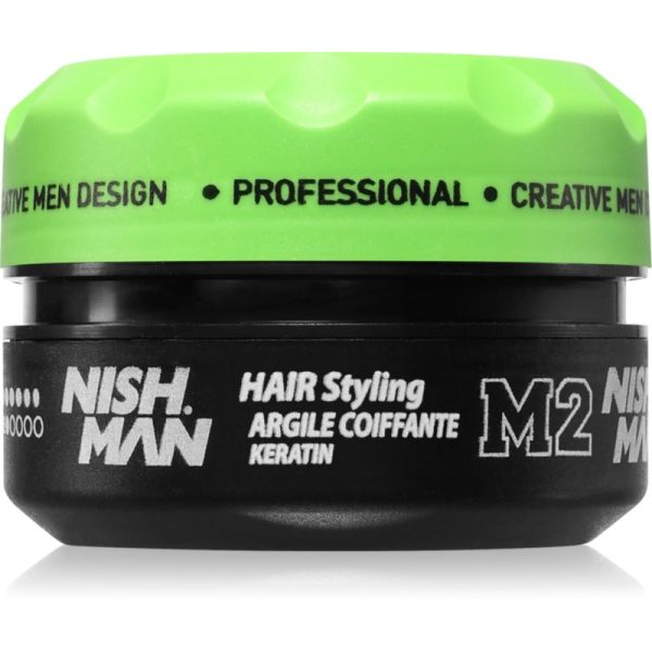 Nish Man M2 ceara de par pentru parul scurt cu keratina 100 ml-ro