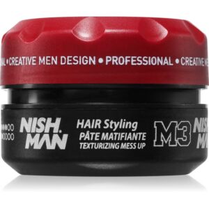 Nish Man M3 gel modelator pentru coafura pentru un aspect mat 100 ml-Țena
