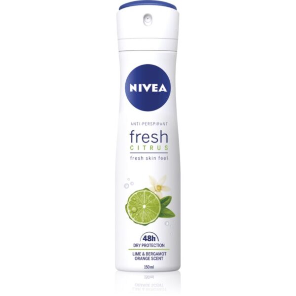 Nivea Fresh Citrus spray anti-perspirant 48 de ore 150 ml-Țena