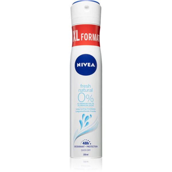 Nivea Fresh Natural spray anti-perspirant pentru femei 200 ml-ro
