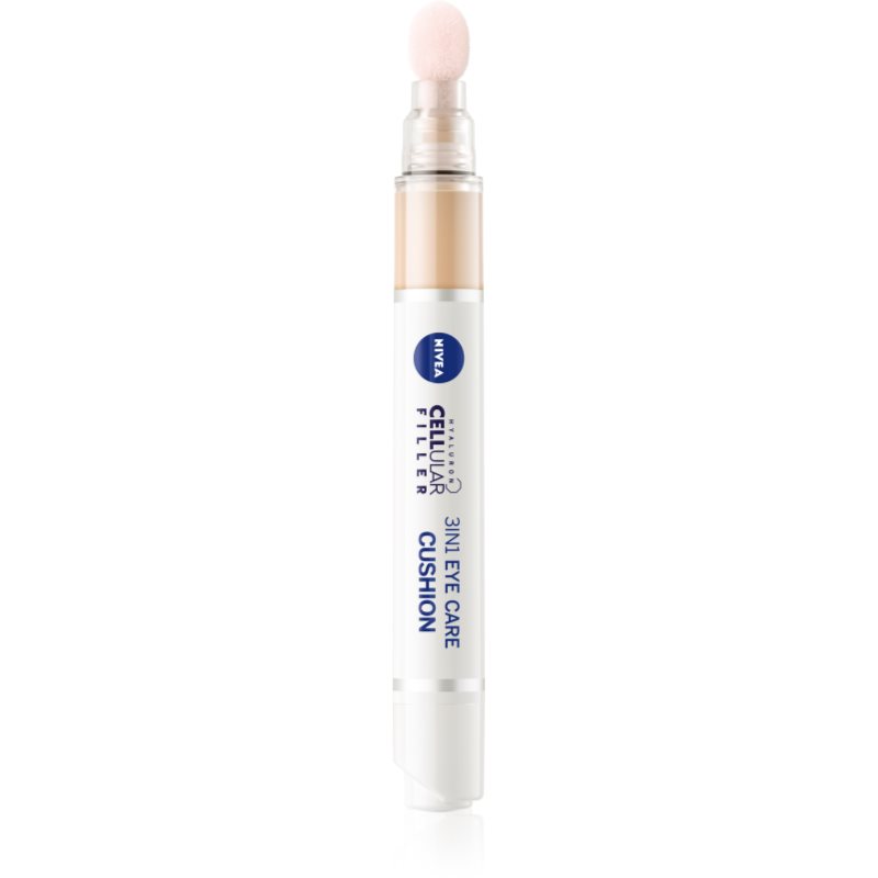 Nivea Hyaluron Cellular Filler cremă hidratantă nuanțatoare pentru ochi culoare 02 Medium 4 ml-ro