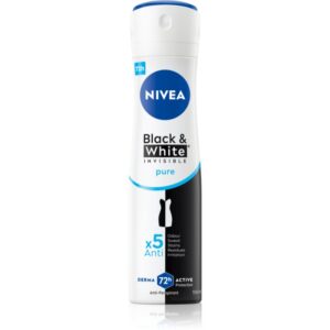 Nivea Invisible Black & White Pure deodorant antiperspirant împotriva petelor albe și galbene 150 ml-ro