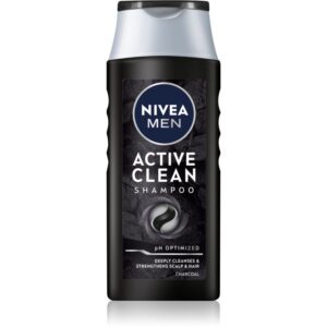 Nivea Men Active Clean șampon cu ingrediente active de cărbune pentru bărbați 250 ml-ro