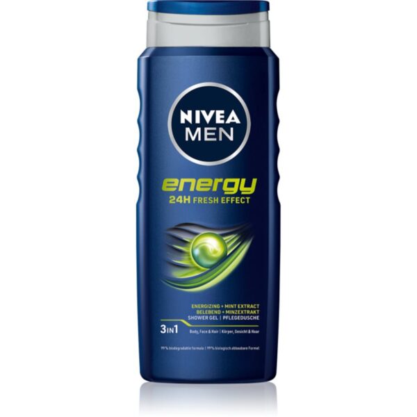 Nivea Men Energy gel de duș pentru barbati 500 ml-ro