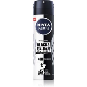 Nivea Men Invisible Black & White spray anti-perspirant pentru barbati 100 ml-Țena