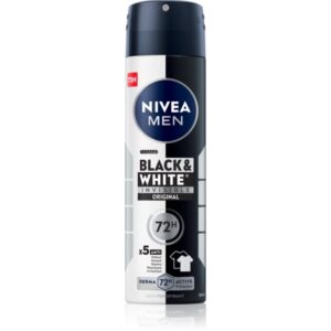 Nivea Men Invisible Black & White spray anti-perspirant pentru barbati 150 ml-Țena