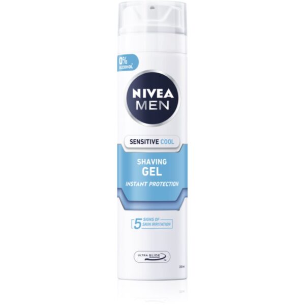 Nivea Men Sensitive gel pentru bărbierit pentru barbati 200 ml-ro