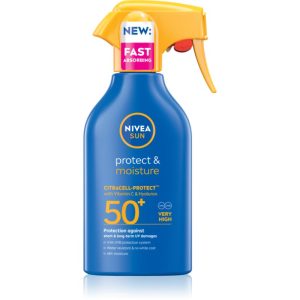 Nivea SUN Protect & Moisture spray autobronzant hidratant SPF 50+ 270 ml-Țena