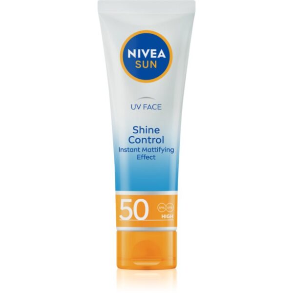 Nivea SUN UV FACE crema de piele ușor liniștitoare plaja SPF 50 50 ml-Țena