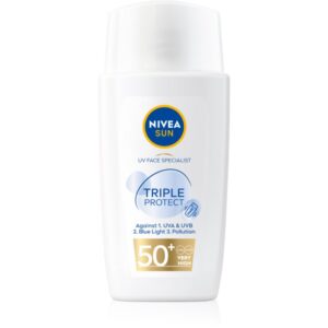 Nivea Sun Triple Protect crema hidratanta usoara plaja SPF 50+ 40 ml-ro