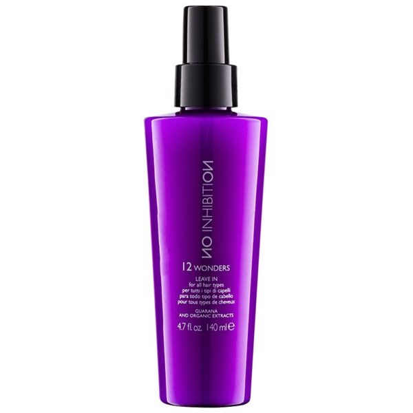 No Inhibition Guarana and organic extracts 12 wonders mască intensă spray fără clătire pentru toate tipurile de păr 140 ml-ro