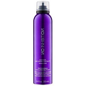No Inhibition Guarana and organic extracts Texturizing & Volumizing spumă de păr pentru volum și formă 250 ml-ro