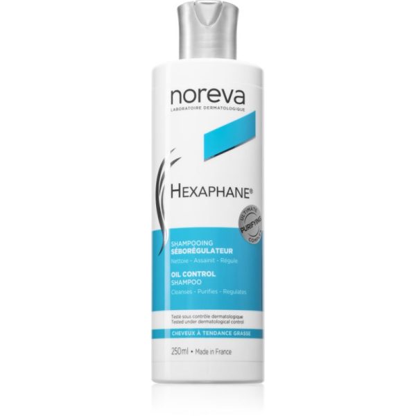 Noreva Hexaphane Oil Control Shampoo șampon pentru scalp gras 250 ml-ro