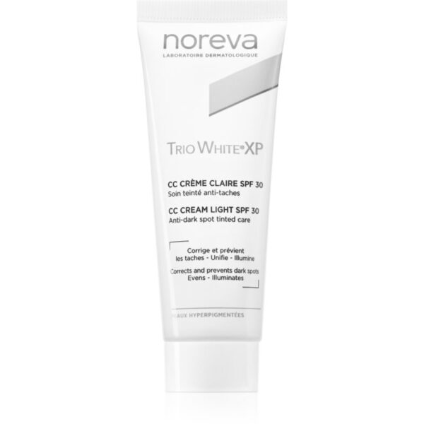Noreva Trio White XP CC Cream Light SPF 30 Crema CC pentru un ten uniform SPF 30 40 ml-Țena