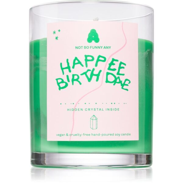 Not So Funny Any Crystal Candle Hapee Birthdae lumânare cu cristale 220 g-ro